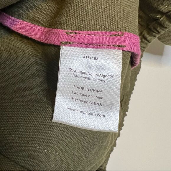 Anthropologie Dolan Embroidered Utility Jacket Olive Green Sz XS Military Boho - Picture 11 of 12